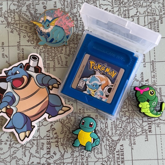 Cute Pokemon Blue Game Bundle - Picture 3 of 3